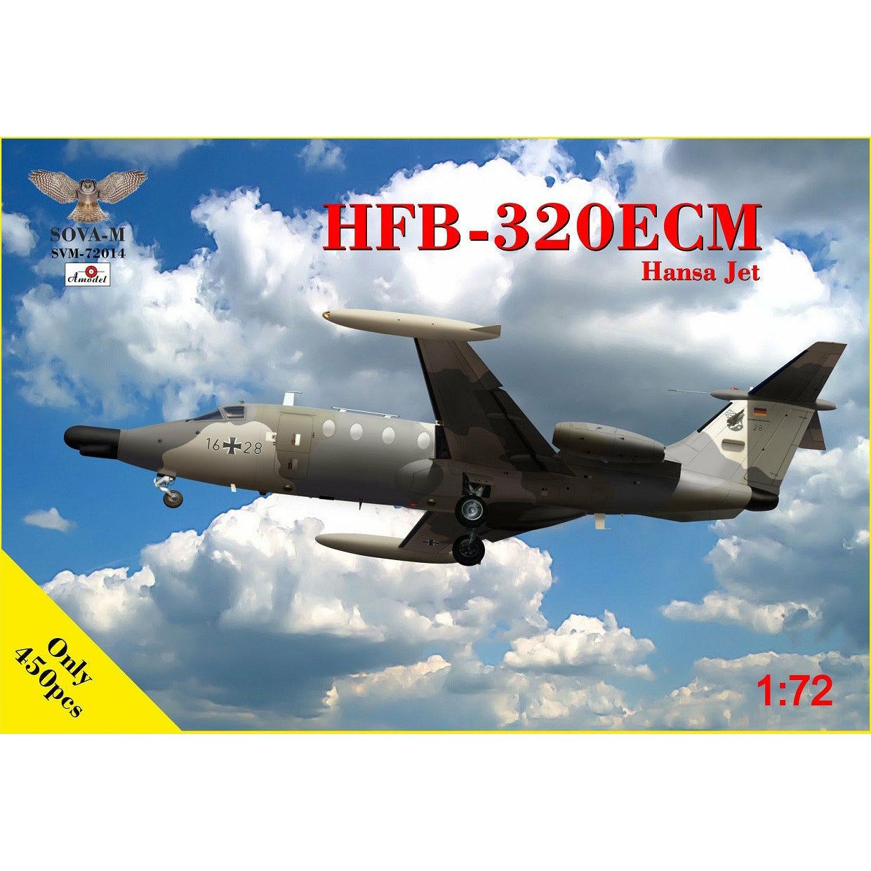 Sova-M 1/72 HFB-320ECM (Hansa Jet) Plastic Model Kit