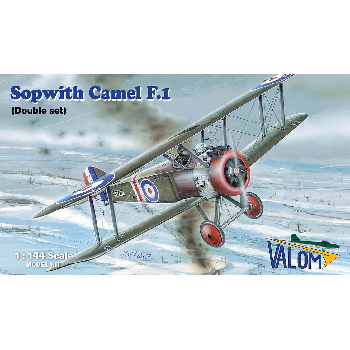VALOM 1/144 Sopwith F.1 Camel (Double Set)