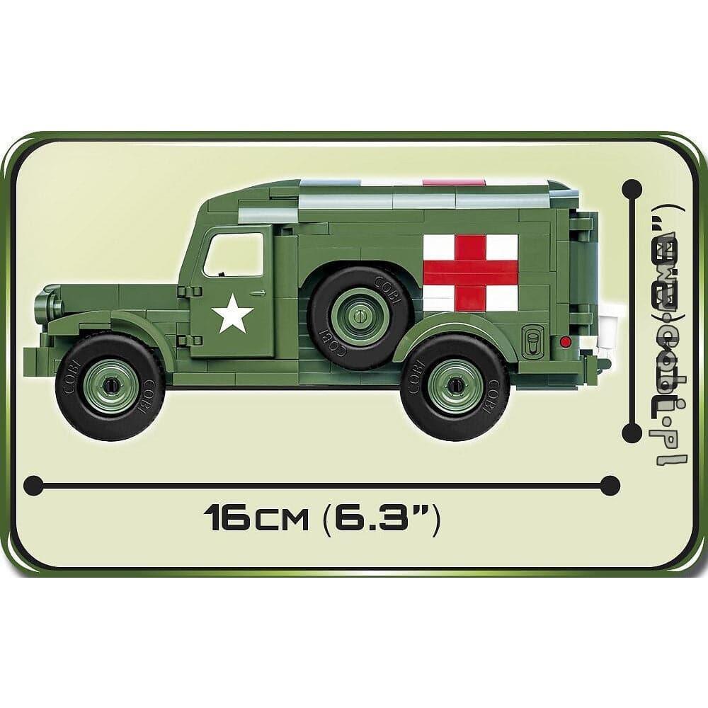 COBI World War II - Dodge WC-54 Ambulance (293 Pieces)