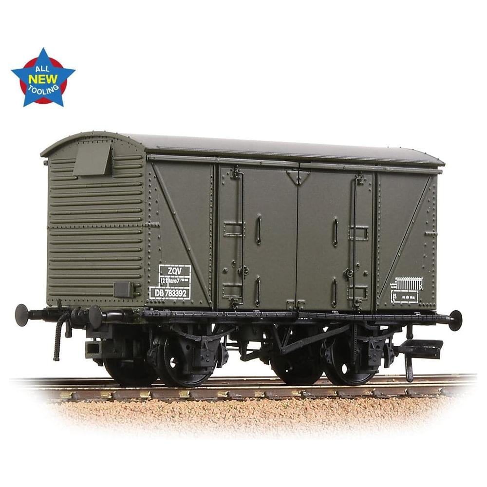 BRANCHLINE OO BR 12T 'Vanwide' Ventilated Van BR Departmental Olive Green