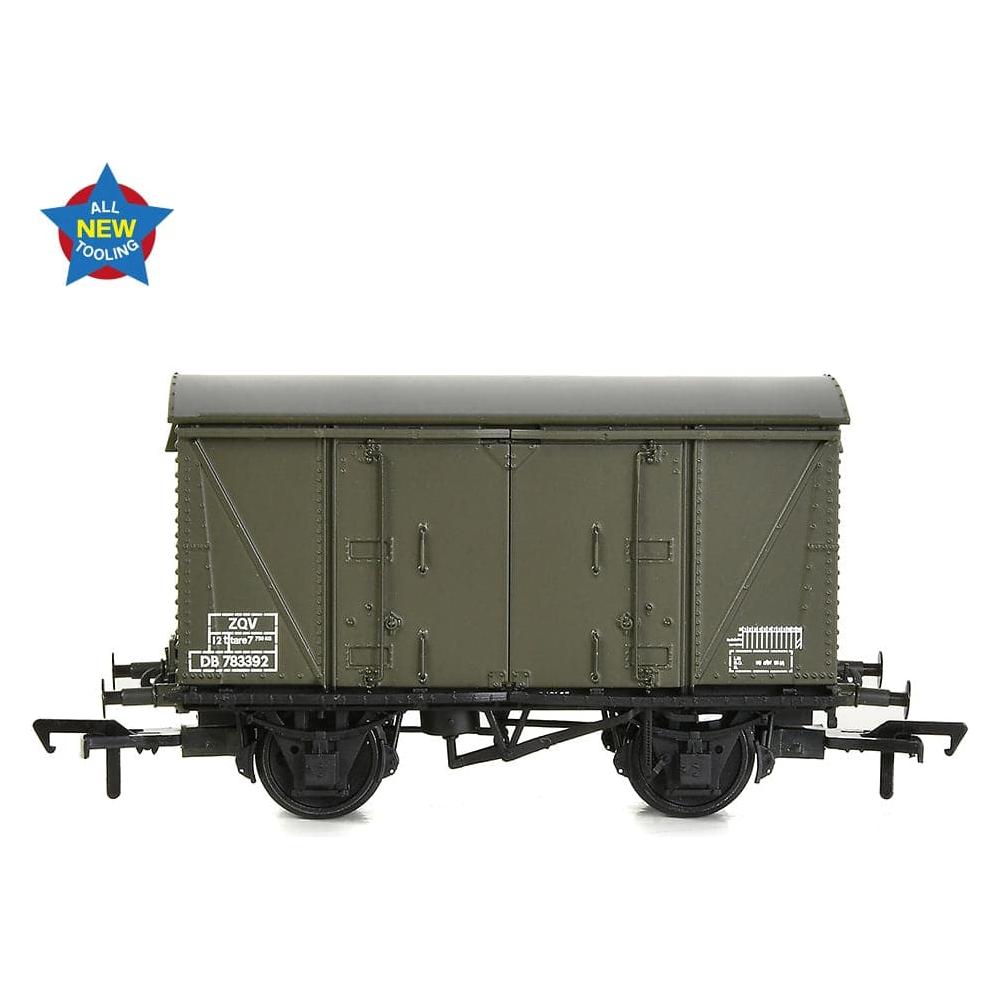 BRANCHLINE OO BR 12T 'Vanwide' Ventilated Van BR Departmental Olive Green