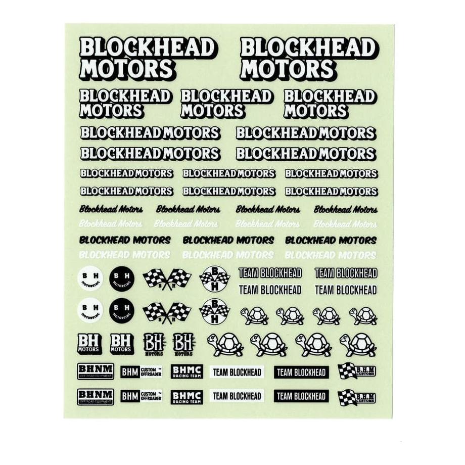 BLOCKHEAD MOTORS 1/32 Decal