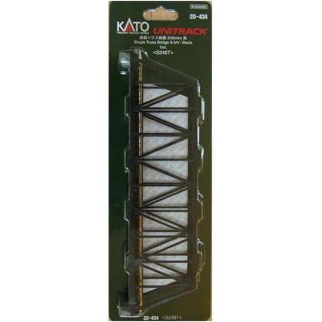 KATO N Single Unitrack Truss Bridge 248mm Black