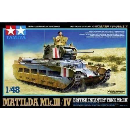 TAMIYA 1/48 Matilda Mk.III/IV British Infantry Tank Mk.IIA