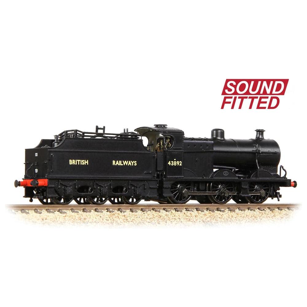 GRAHAM FARISH N MR 3835 4F with Fowler Tender 43892 BR Black (British Railways) DCC Sound Fitted