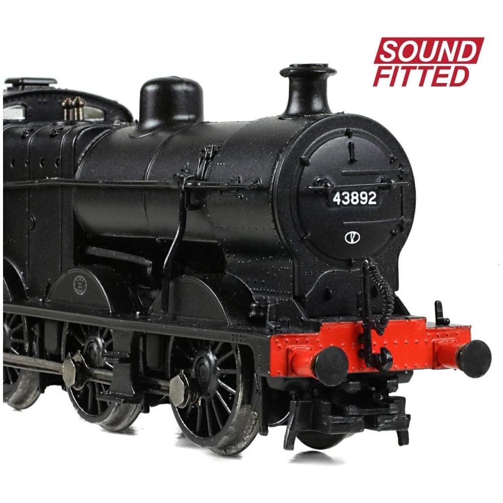 GRAHAM FARISH N MR 3835 4F with Fowler Tender 43892 BR Black (British Railways) DCC Sound Fitted