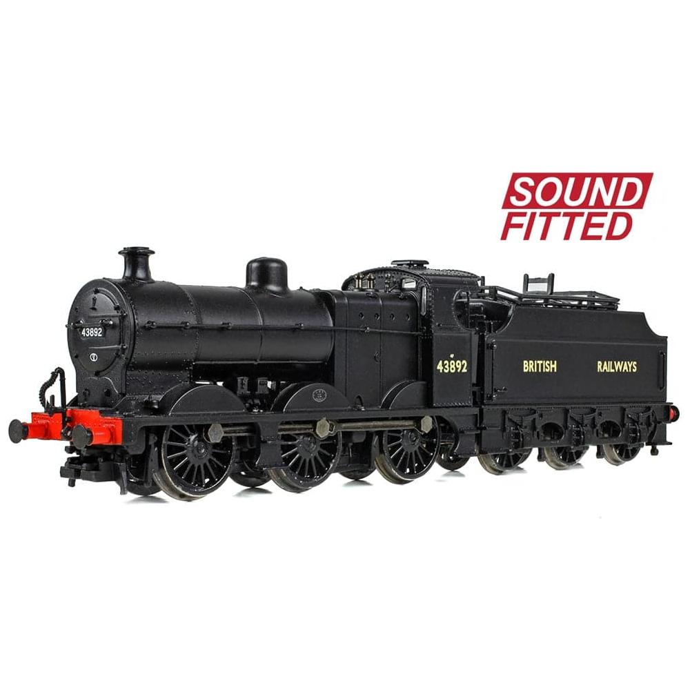 GRAHAM FARISH N MR 3835 4F with Fowler Tender 43892 BR Black (British Railways) DCC Sound Fitted
