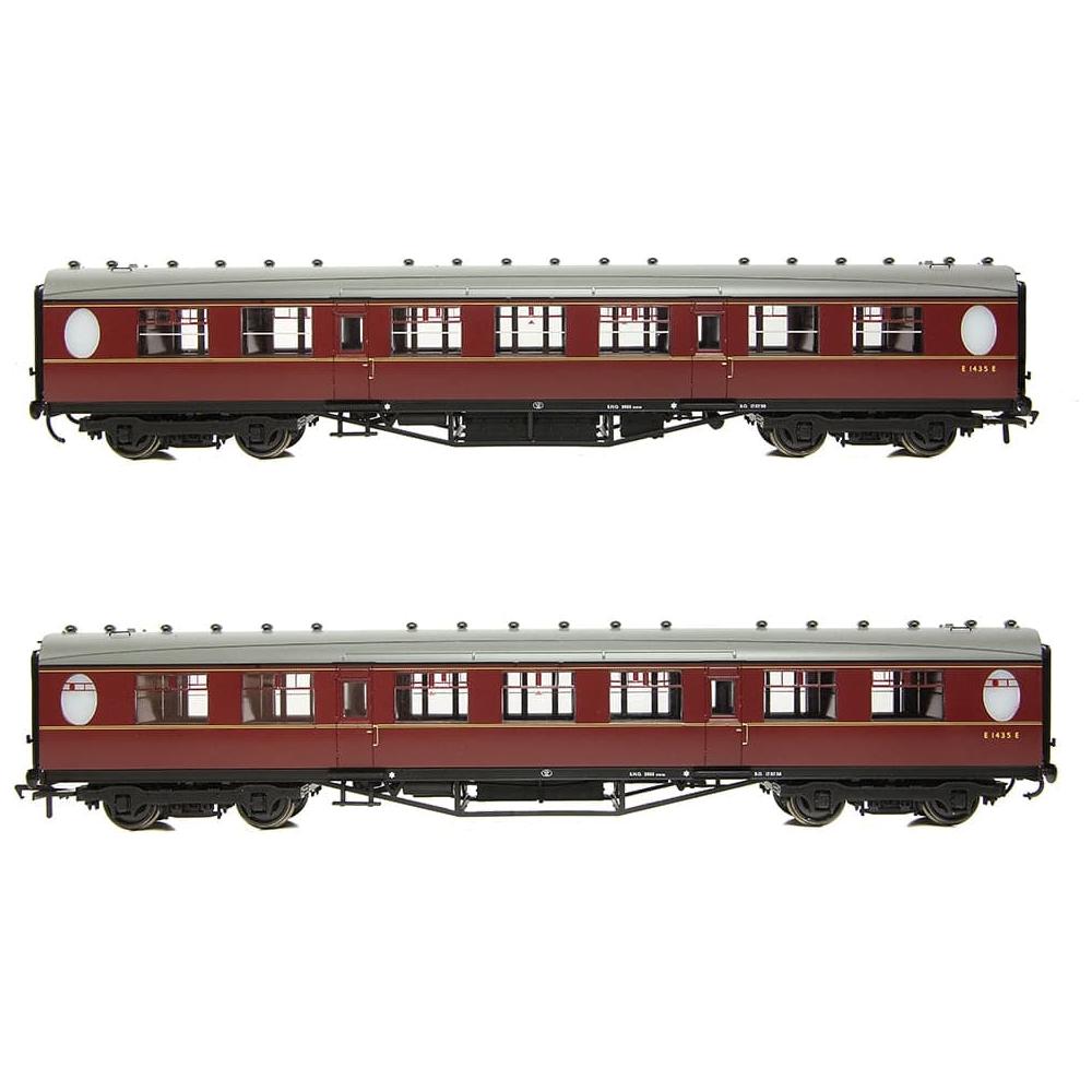 BRANCHLINE OO Thompson 2nd Class Corridor BR Maroon #E1435E