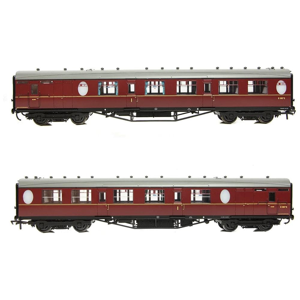 BRANCHLINE OO LNER Thompson Brake Composite Corridor BR Maroon #E1187E
