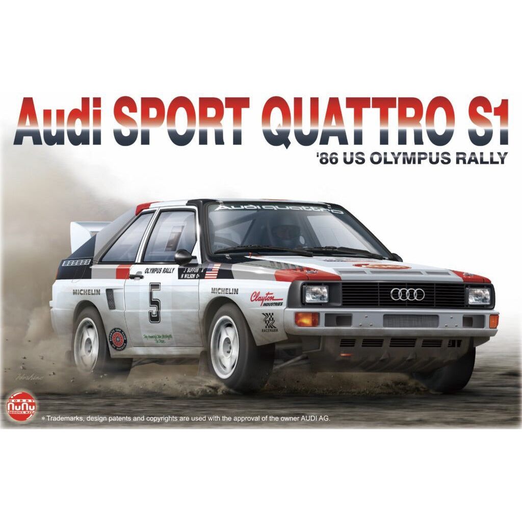 NUNU 1/24 Audi Quattro Sport S1 '86 US Olympus Rally