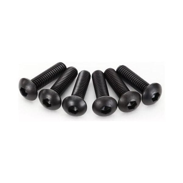 TRAXXAS Screws 4x15mm Button (6) (2594)