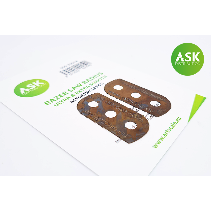 ASK Razor Saw Radius - ultra & extra smooth asymmetric 100/65 teeth 2 pc.