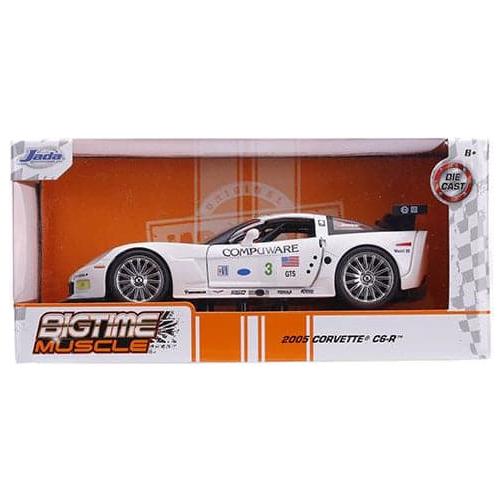 JADA 1/24 BTM White 2005 Corvette C6-R