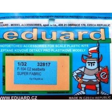 EDUARD Superfabric 1/32 F-104G Seatbelts for C2