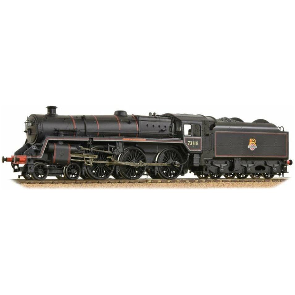 BRANCHLINE OO BR Standard Class 5MT 73118 'King Leodegrance' BR Lined Black Early Emblem DCC Ready