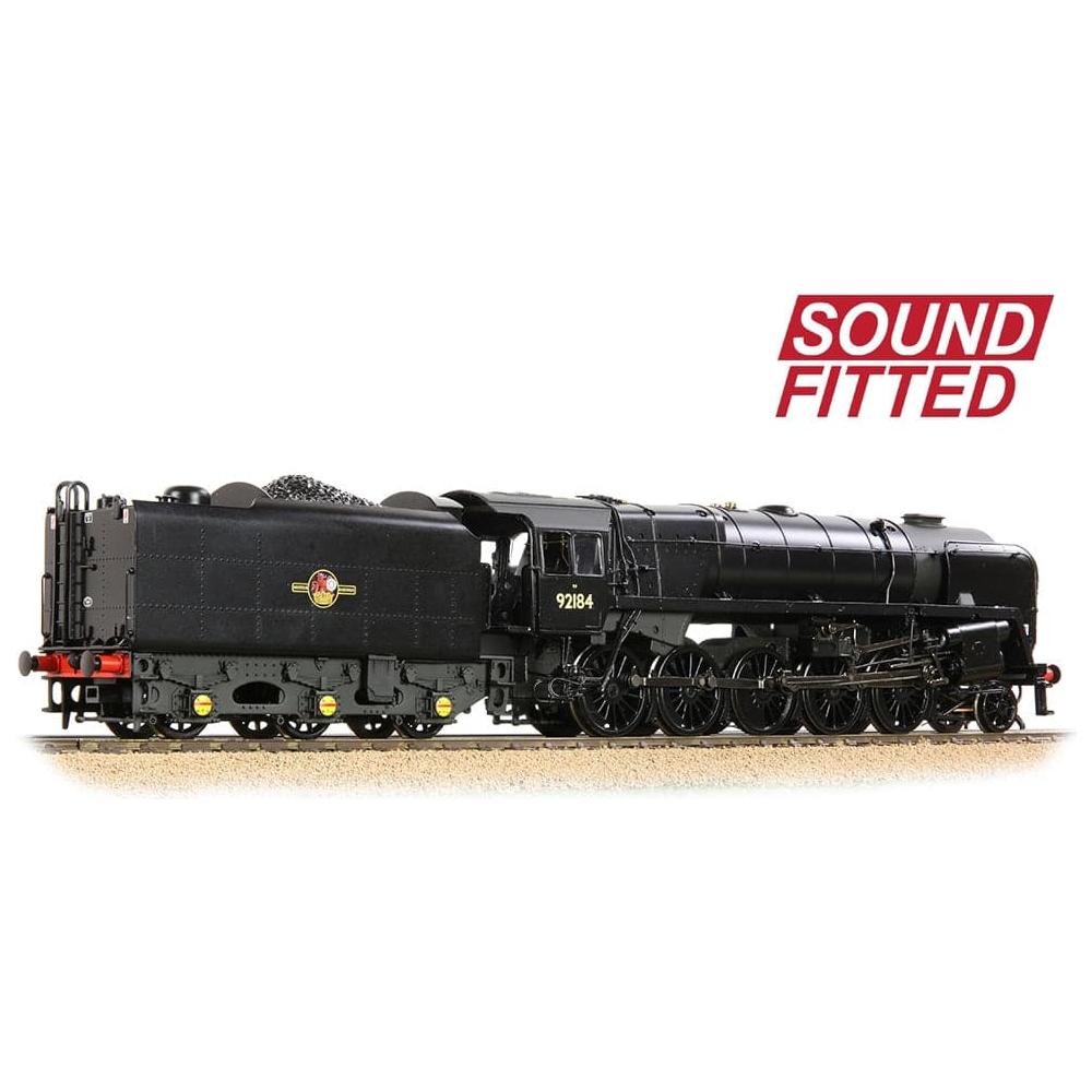 BRANCHLINE OO BR Standard 9F with BR1F Tender 92184 BR Black (Late Crest) DCC Sound Fitted