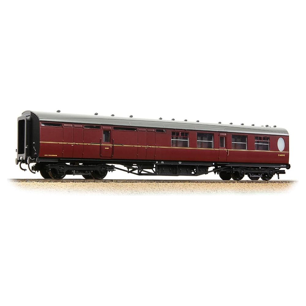 BRANCHLINE OO LNER Thompson Brake Second Corridor BR Maroon #E16859E