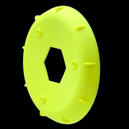 AKA Stiffeners for Truggy Evo Wheel Yellow (4 Pcs)