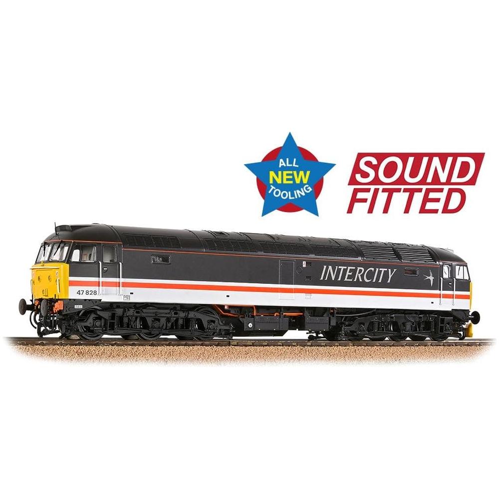 BRANCHLINE OO Class 47/4 47828 BR InterCity (Swallow) DCC Sound Fitted