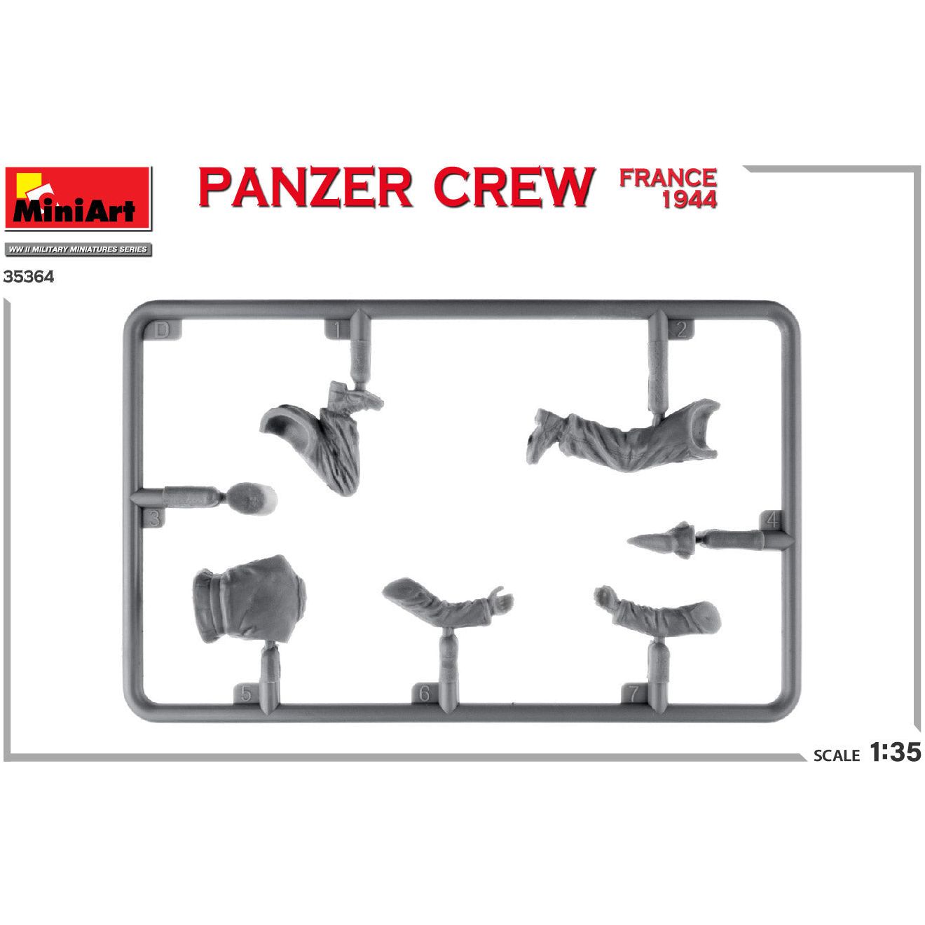 MINIART 1/35 Panzer Crew France 1944