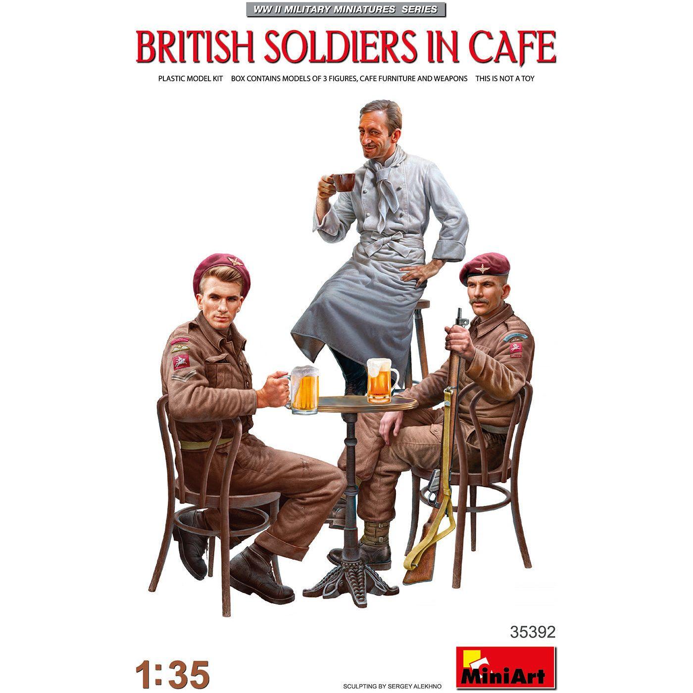 MINIART 1/35 British Soldiers in Cafe