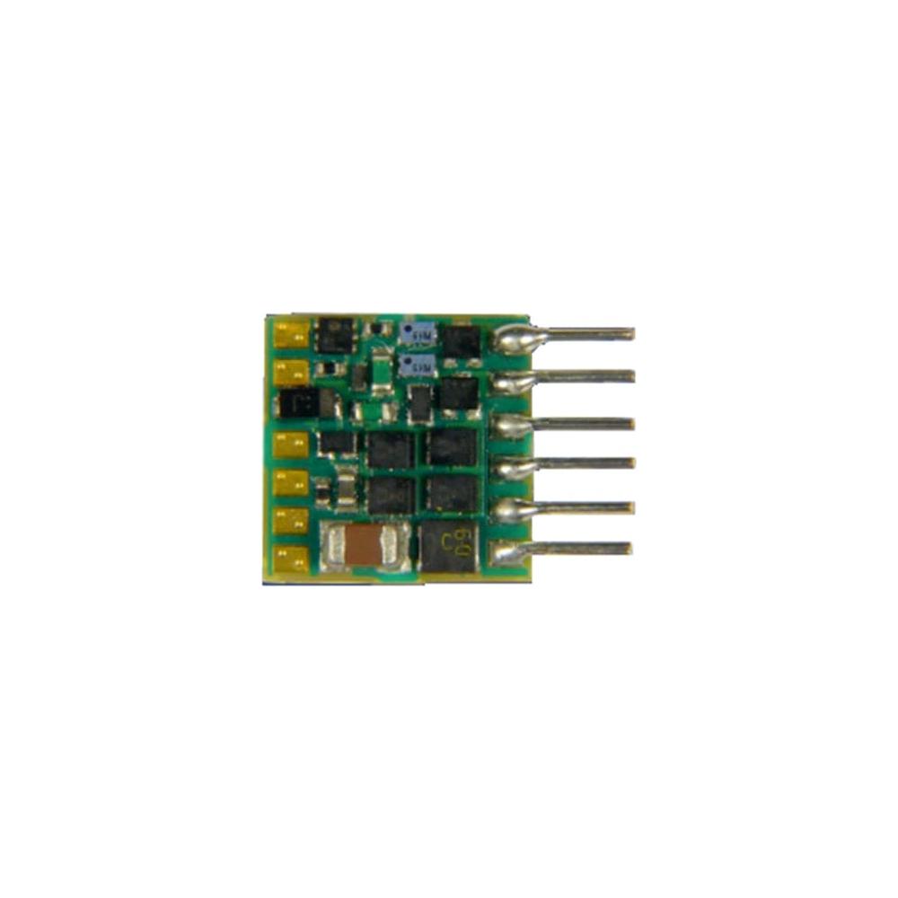 BACHMANN 6 Pin Micro DCC Loco-Decoder (with Brake Button Function)