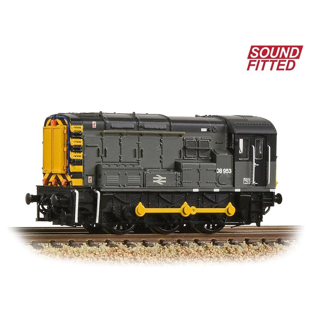 GRAHAM FARISH N Class 08 08953 BR Engineers Grey DCC Sound Fitted