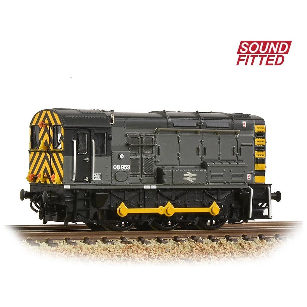 GRAHAM FARISH N Class 08 08953 BR Engineers Grey DCC Sound Fitted