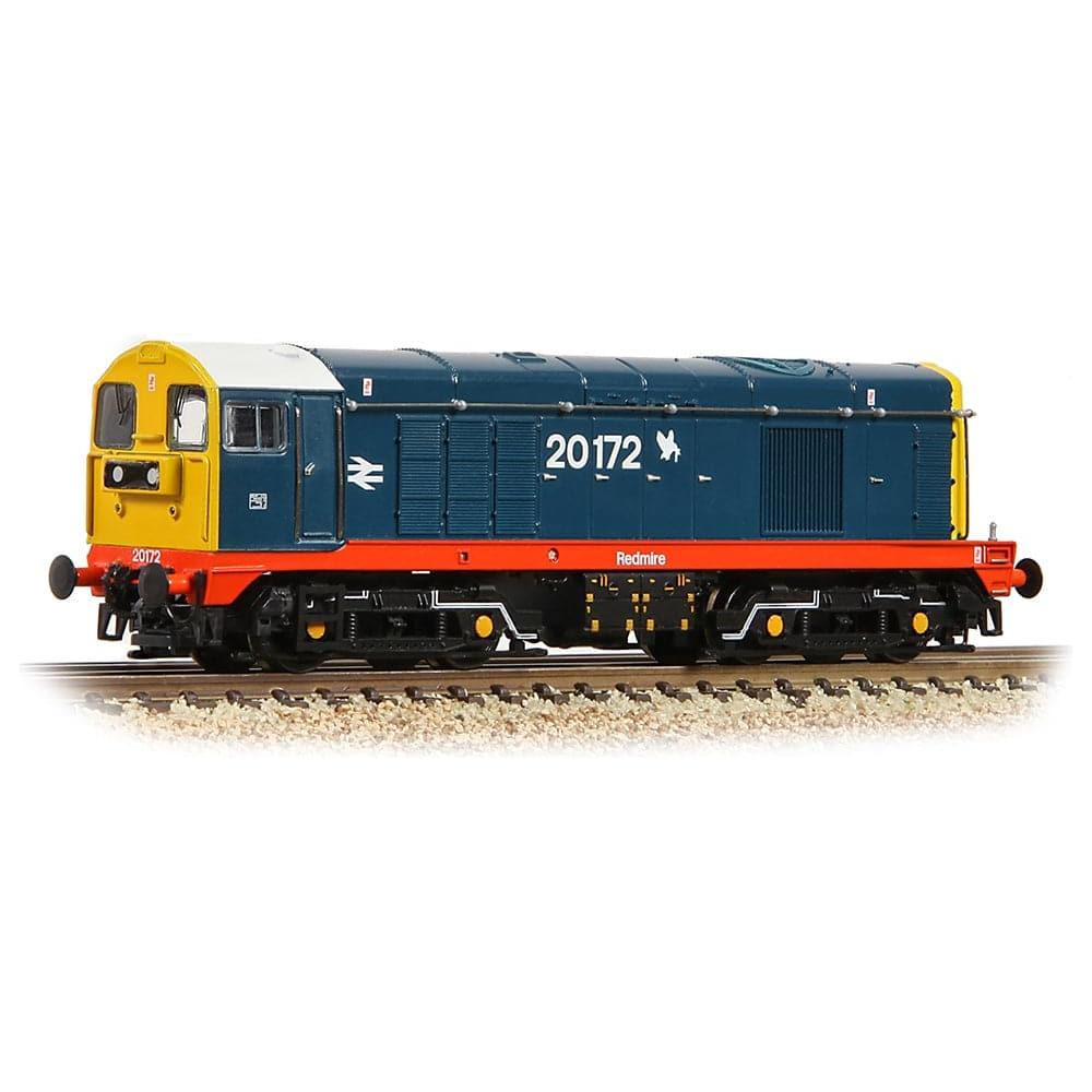 GRAHAM FARISH N Class 20-0 Headcode Box 20172 'Redmire' BR Blue (Red Solebar)