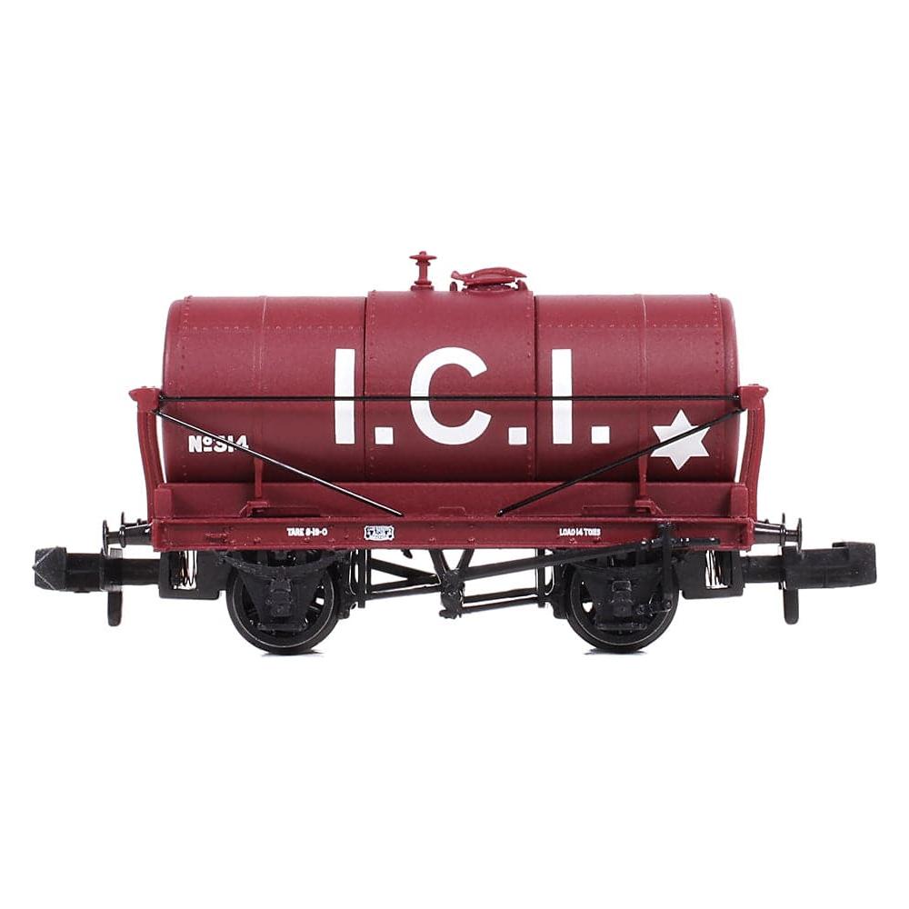 GRAHAM FARISH N 14T Tank Wagon 'ICI' Maroon #314