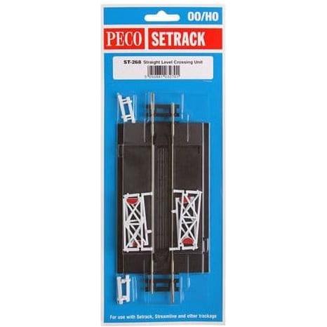 PECO OO/HO Setrack Straight Level Crossing Code 100 (ST268)