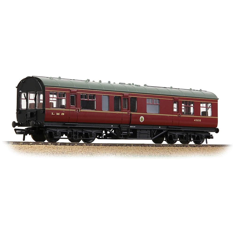 BRANCHLINE OO LMS 50' Inspection Saloon LMS Crimson Lake