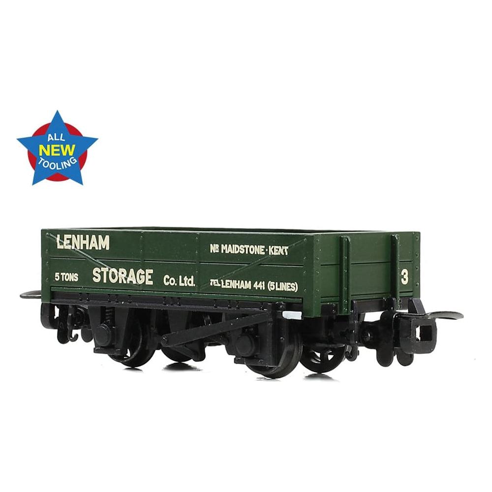 BACHMANN NARROW GAUGE OO9 RNAD Rebuilt Open Wagon 'Lenham Storage' Green