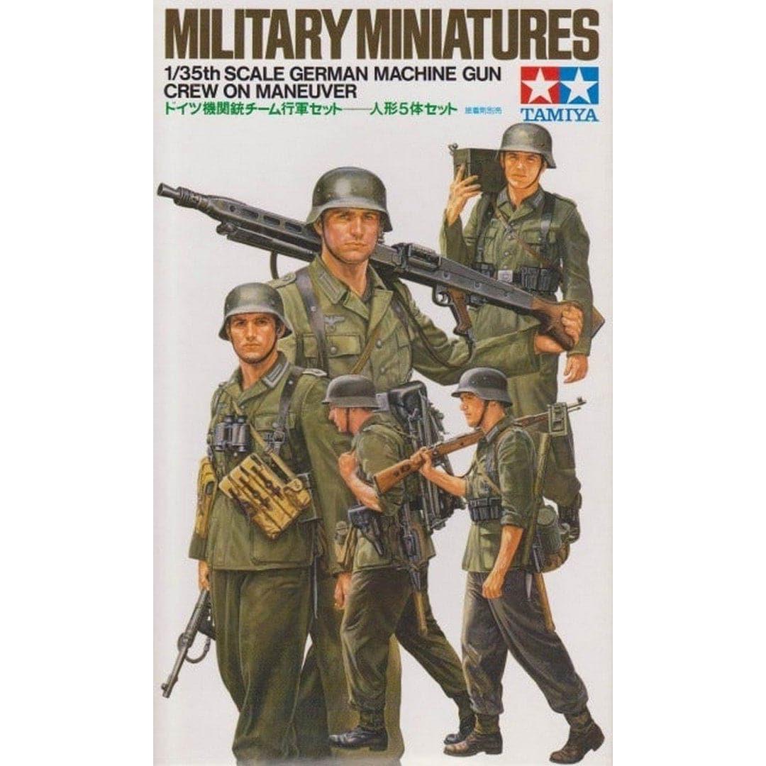 TAMIYA 1/35 German Machine Gun Crew on Maneuver