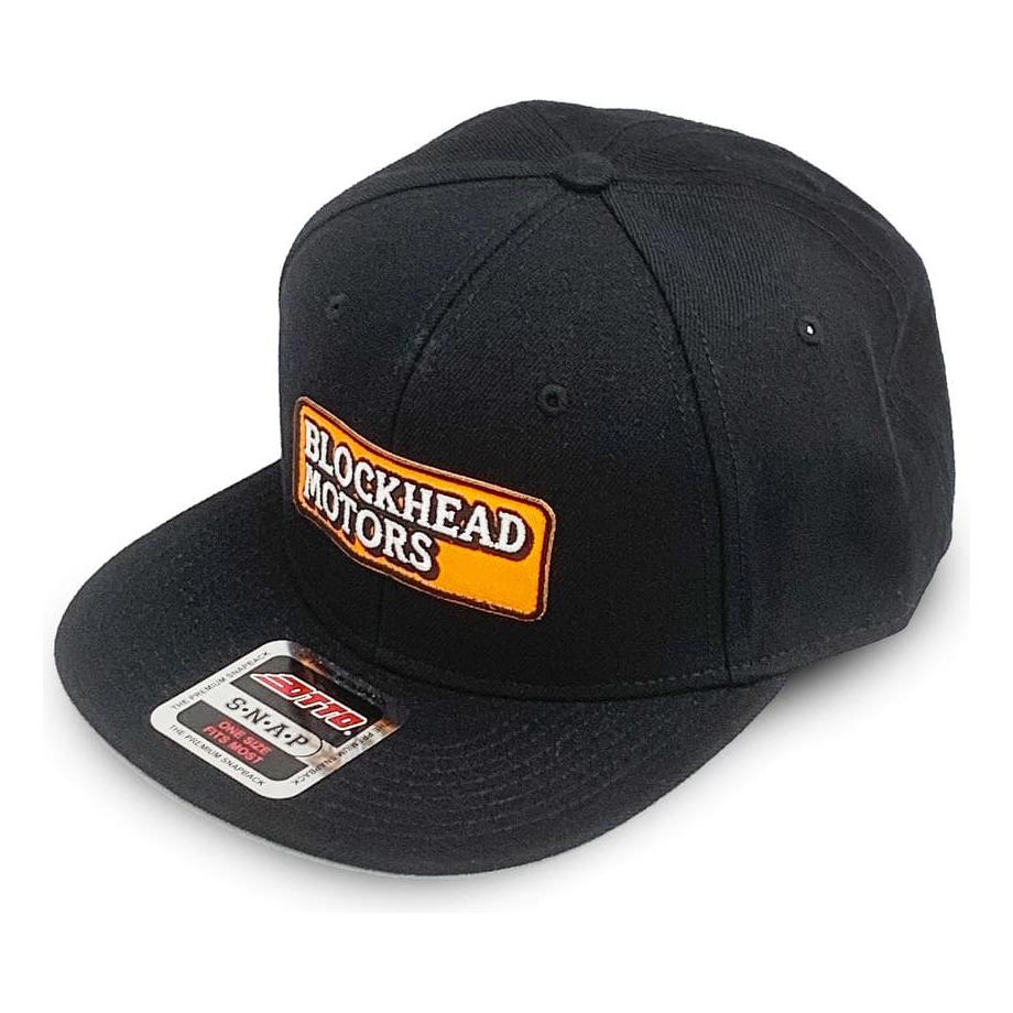 BLOCKHEAD MOTORS Snapback Cap Ver 2 Black