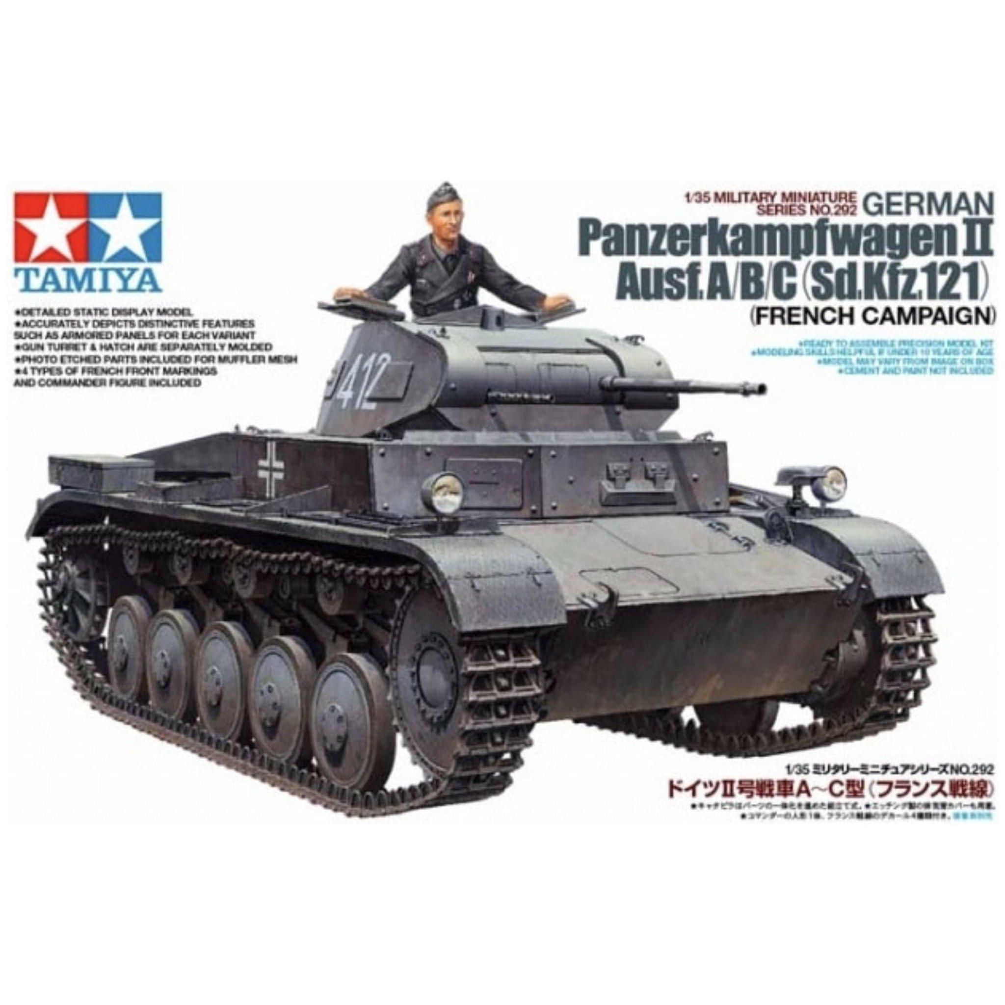 TAMIYA 1/35 German Panzerkampfwagen II Ausf.A/B/C Sd.Kfz.12