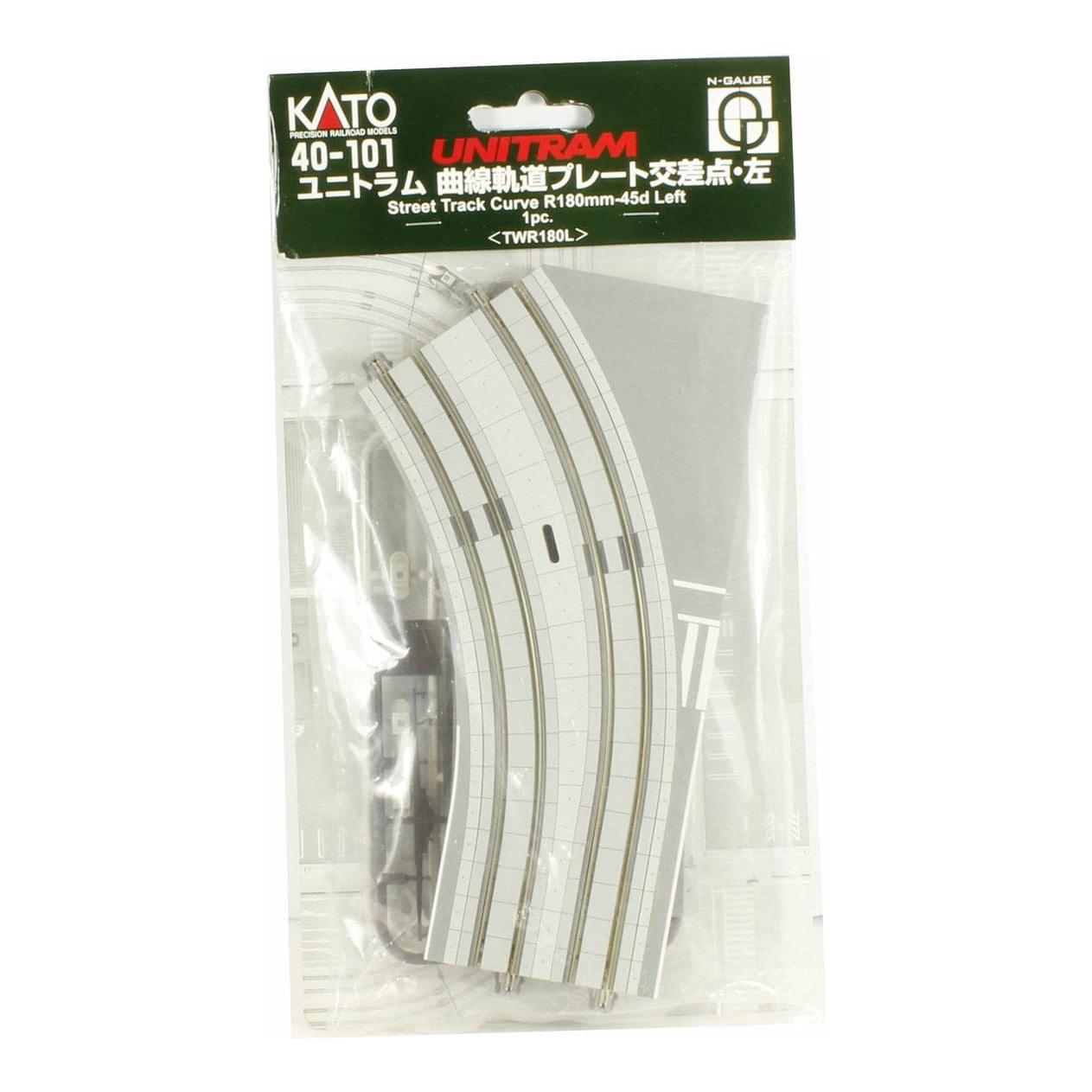 KATO N Unitram Street Track Curve R180mm-45Deg Left (1)