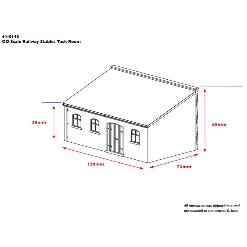 SCENECRAFT OO Railway Stables Tack Room