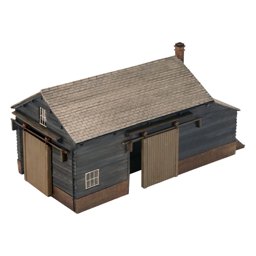SCENECRAFT OO Wooden Goods Shed