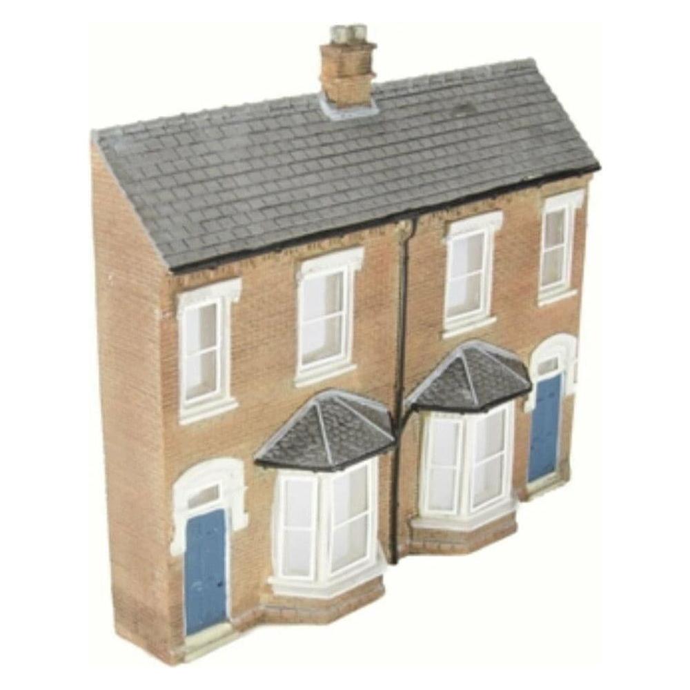 Low Relief Front Terraced Houses