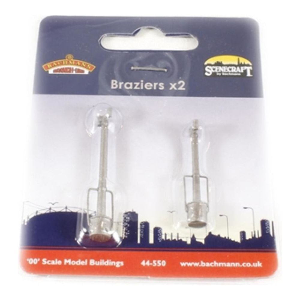 SCENECRAFT OO  Braziers (x2) 5mm x 5mm x 30mm - Hearns Hobbies Melbourne - SCENECRAFT