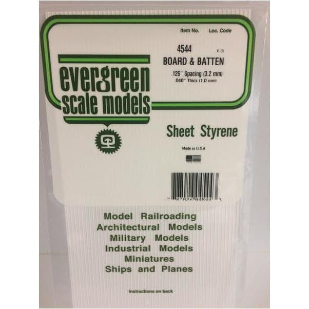 EVERGREEN 4544 1mm Thick Board & Batten .125