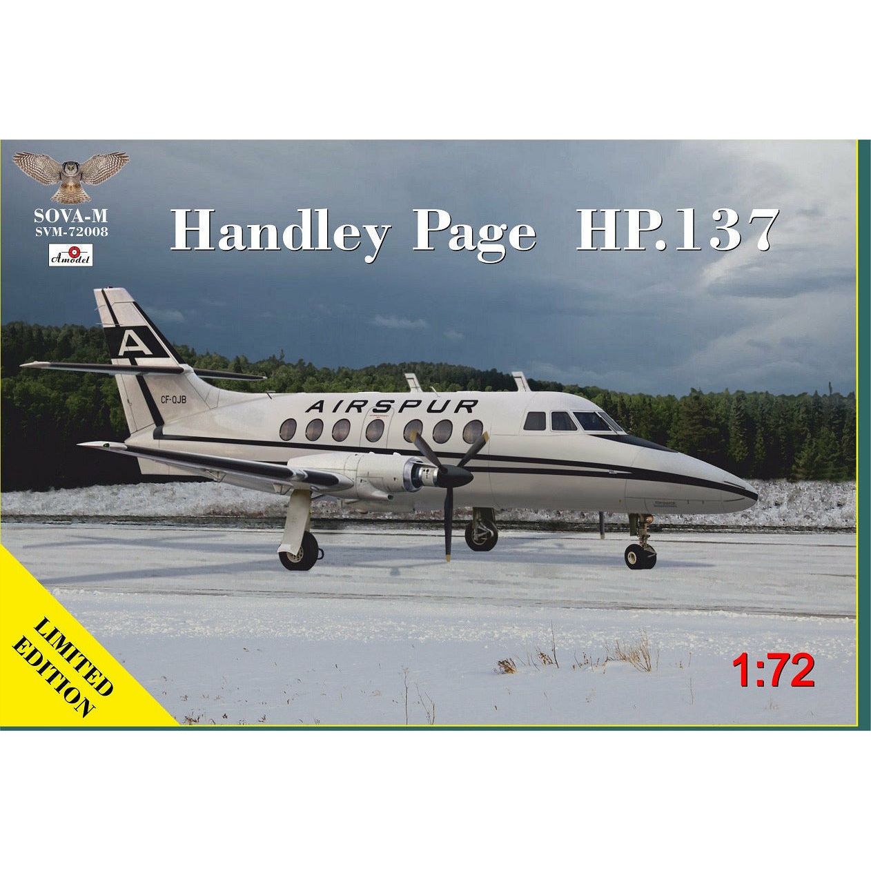 Sova-M 1/72 Handley Page HP.137 Plastic Model Kit