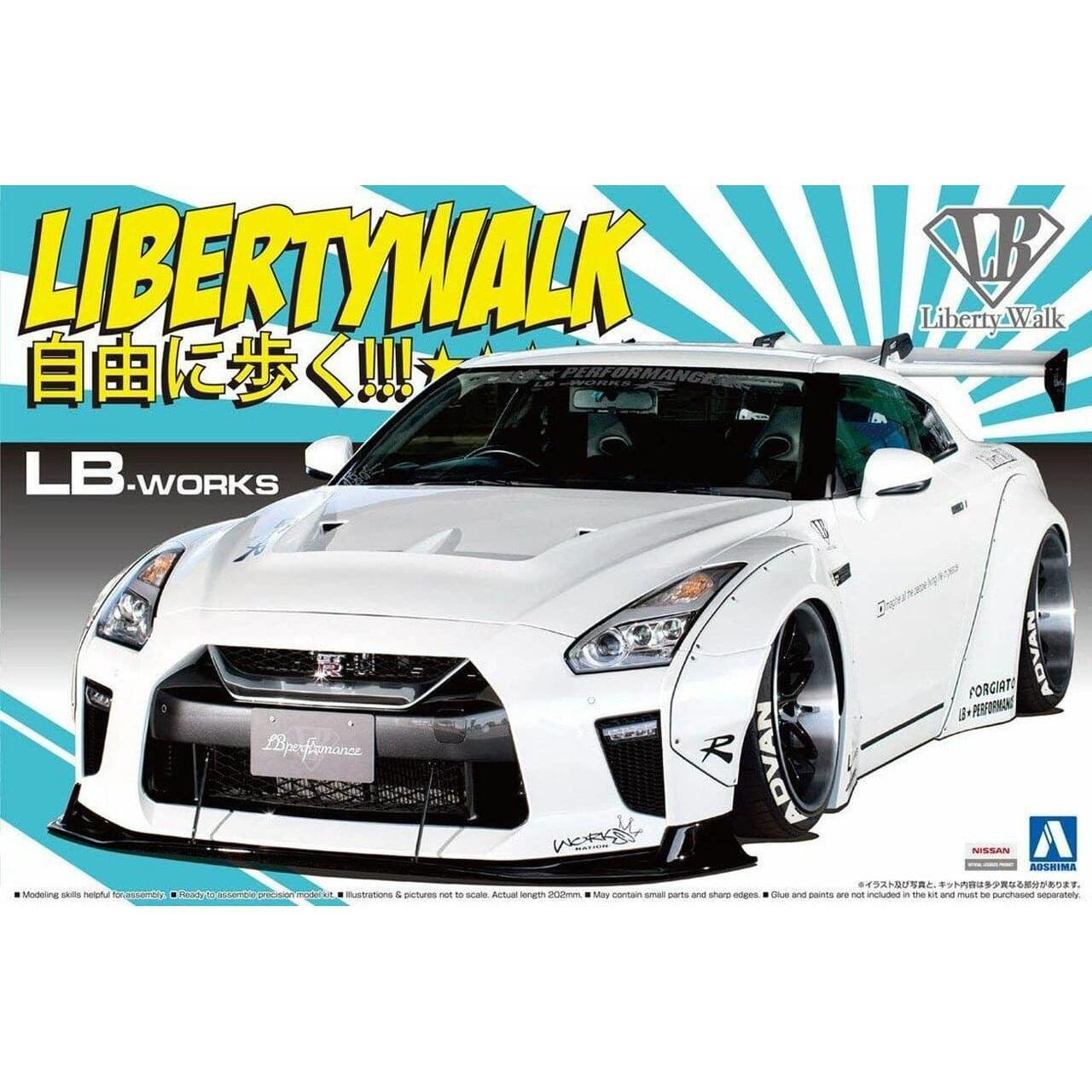 AOSHIMA 1/24 Liberty Walk LB Works R35 GT-R Ver.2
