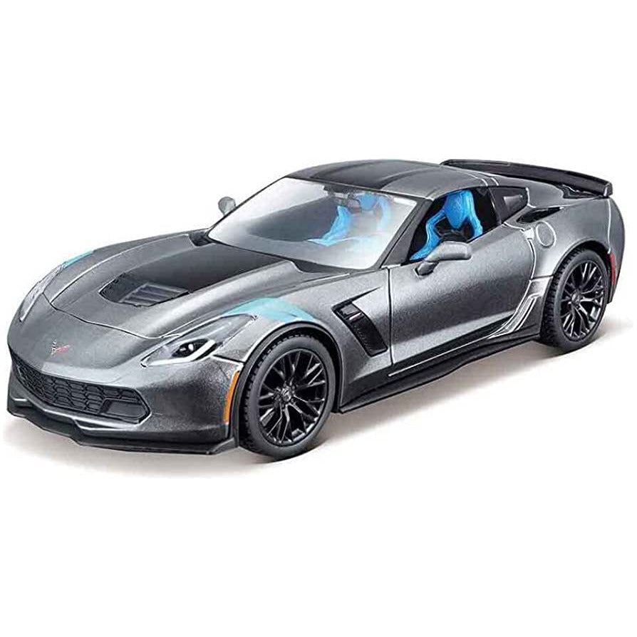MAISTO 1/24 Assembly Line 2017 Chevrolet Corvette Grand Sport Metal Kit