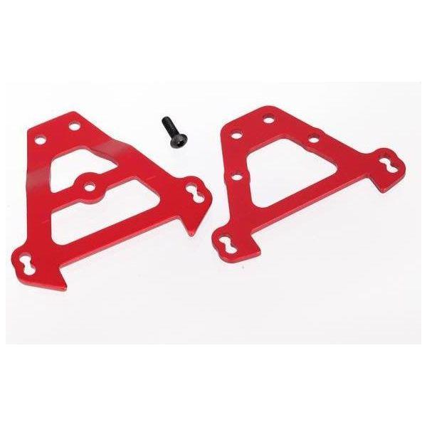TRAXXAS Bulkhead Tie Bars Front & Rear (Red) (5323R)