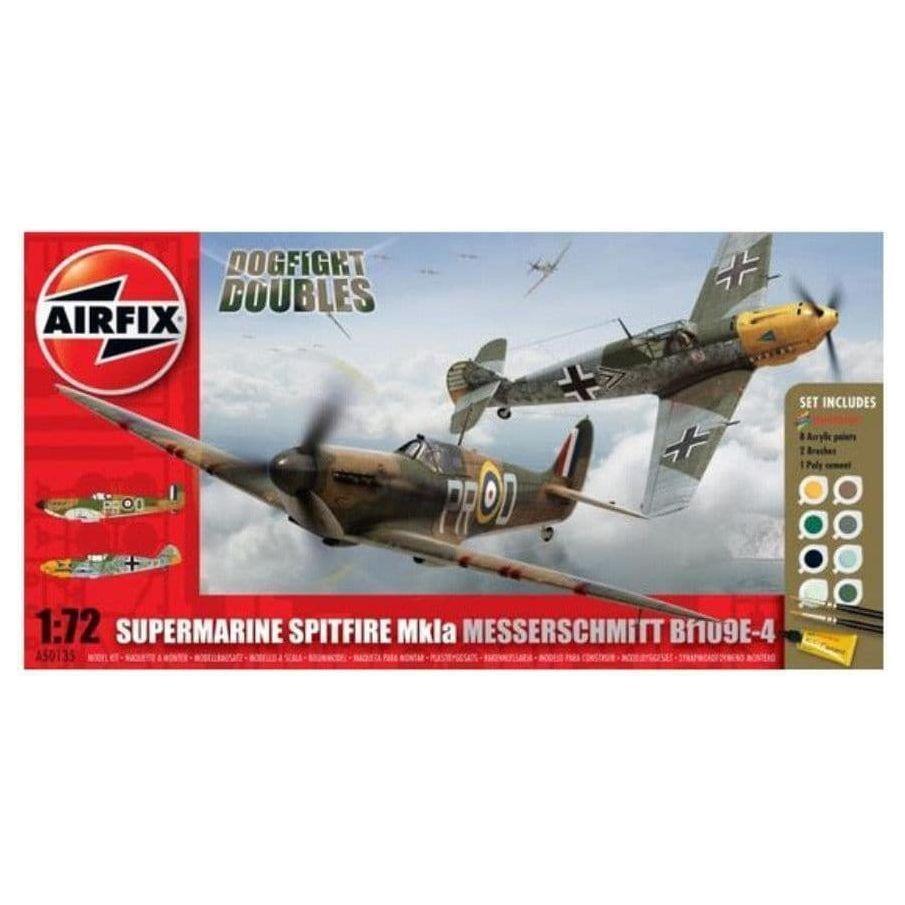 AIRFIX 1/72 Dogfight Double Spitfire 1A/BF 109E