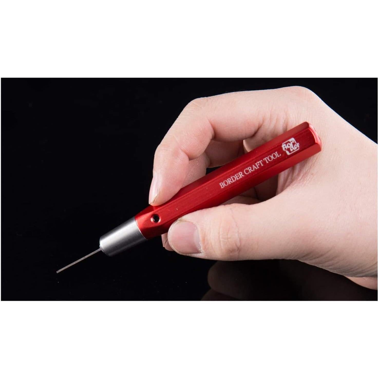 BORDER MODEL Cemented Carbide Engraver Tool Handle (Red)