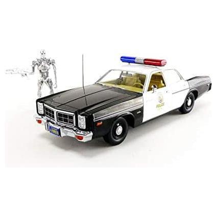 GREENLIGHT 1/18 The Terminator (1984) 1977 Dodge Monaco Met