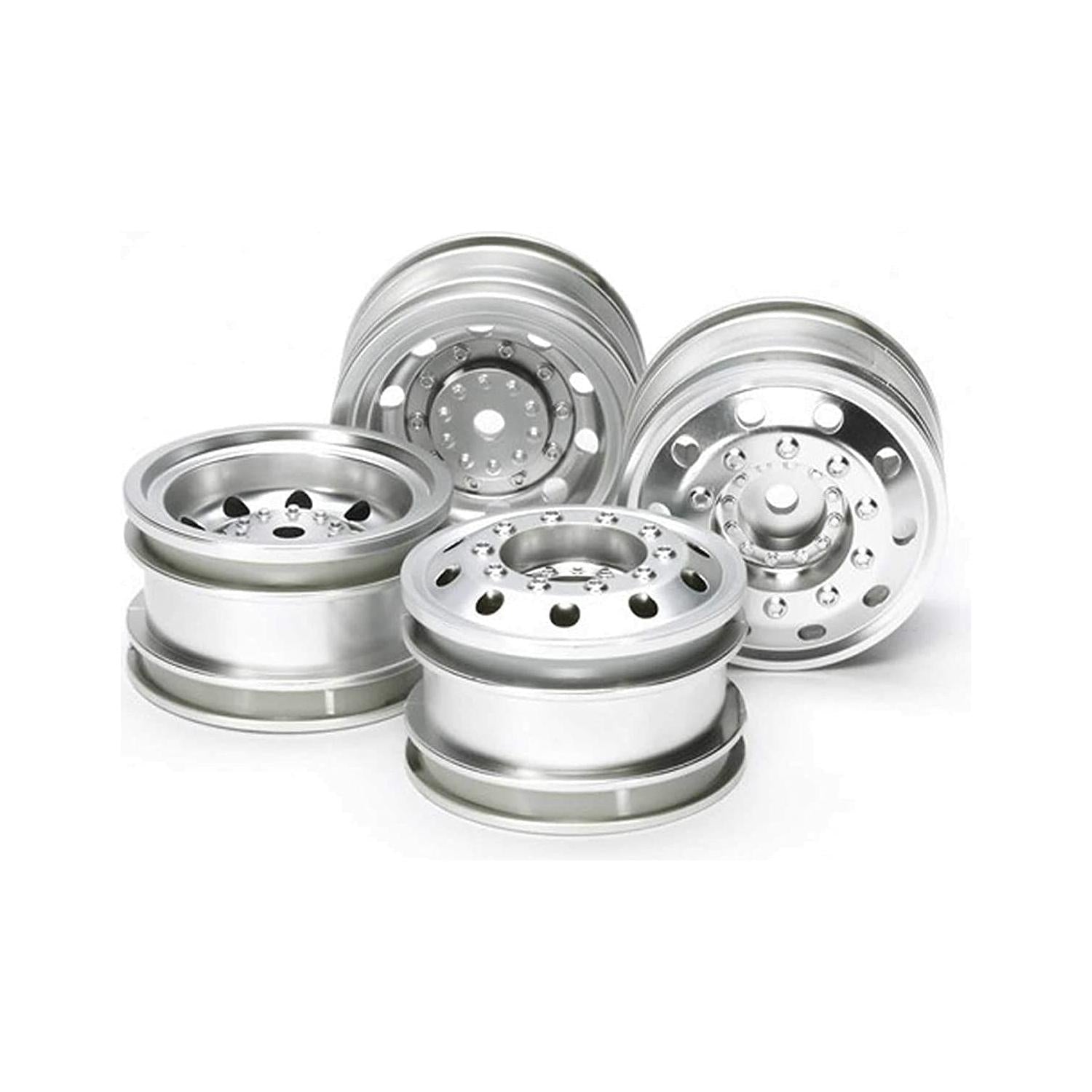 TAMIYA Euro Truck Racing Wheels 1 Set Silver